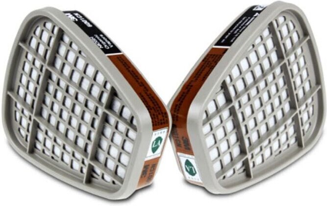 6001CN Filterkartusche A2 für Atemschutzserie 6000 – 2 Kartuschen (1 Paar)