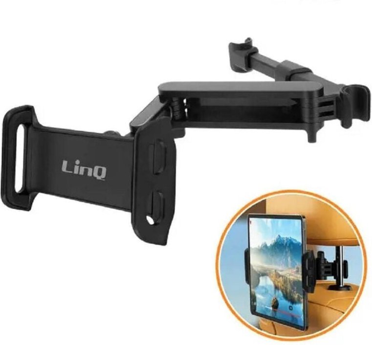 Trade Shop Traesio - Trade Shop - Auto Rücksitz Kopfstütze Halterung Halterung für Smartphone Tablet HD-2535 -