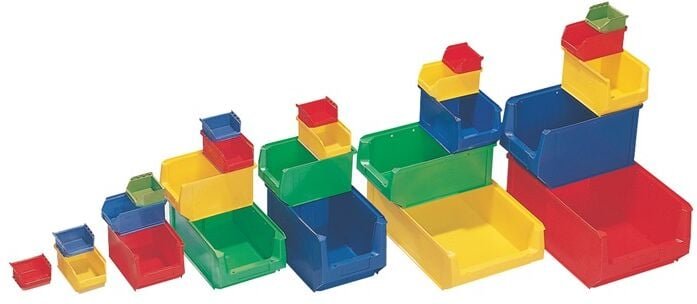 Sichtlagerkasten L160/140xB100xH75mm pe gelb - Promat