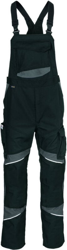 Kübler Workwear - Kübler Latzhose activiq cotton+ 3450 schwarz/anthrazit Gr. 90