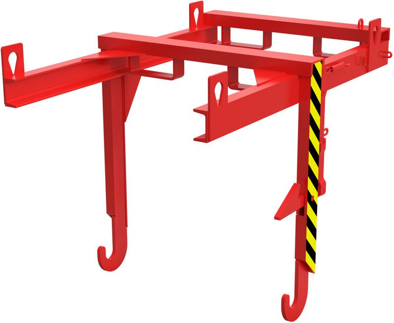 Bauer Traverse für Stapelkipper BKT 55, lackiert, Feuerrot