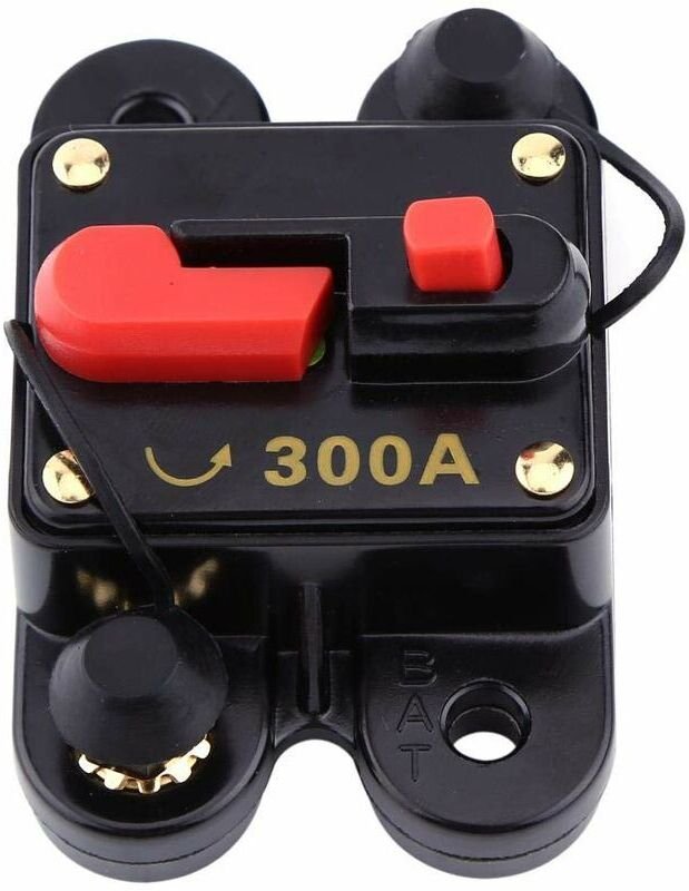 12-V-Sicherungsautomat mit Rückstellfunktion für Auto, Ozean, Boot, Fahrrad, Stereo-Audio (300 a) - Ulisem