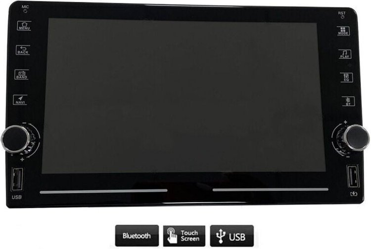 Trade Shop - monitor 8' bluetooth touch screen usb frontalino radio multimedien -