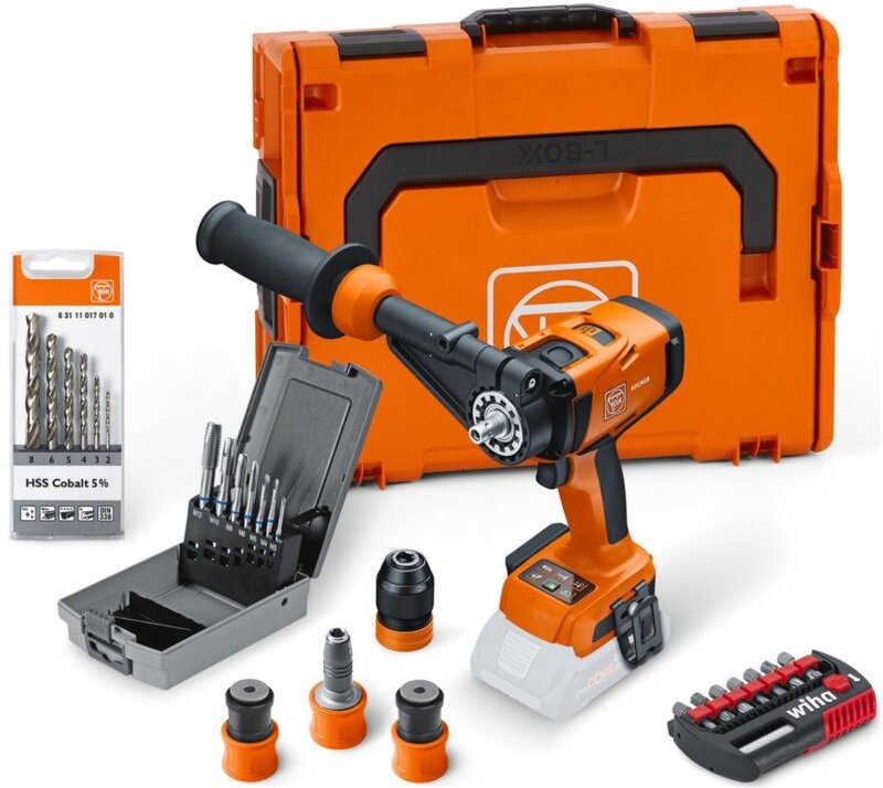 Fein - 4-Gang Akku-Bohrschrauber ascm 18-4 qm as Metal Advanced Set, l-boxx