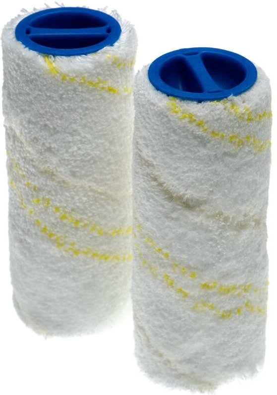 vhbw 2x Mikrofaser Bürstenwalzenset kompatibel mit Kärcher FC 4-4 Battery Set, 5, 4-4 Battery Set 4B Duo Hartbodenreinig...
