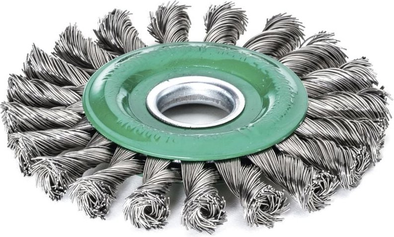 Rundbürste aus Edelstahldraht. geflochten 472817 Leßmann