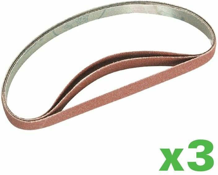 Schleifband Körnung 120, 9x457mm, 3er Pack evo 677563