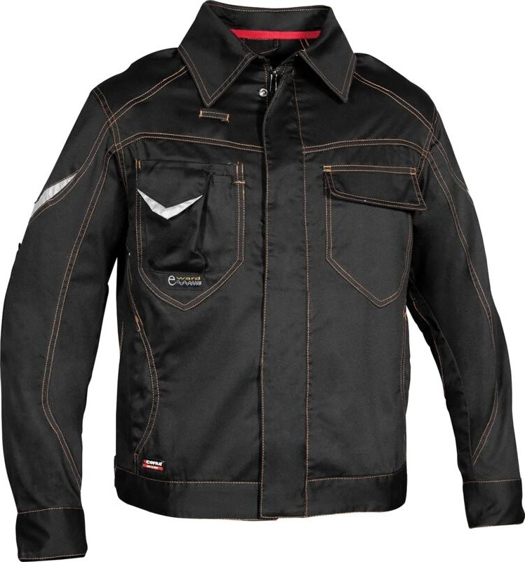 Arbeitsjacke WORKMASTER - Schwarz XL - FR (52) - EU (54)