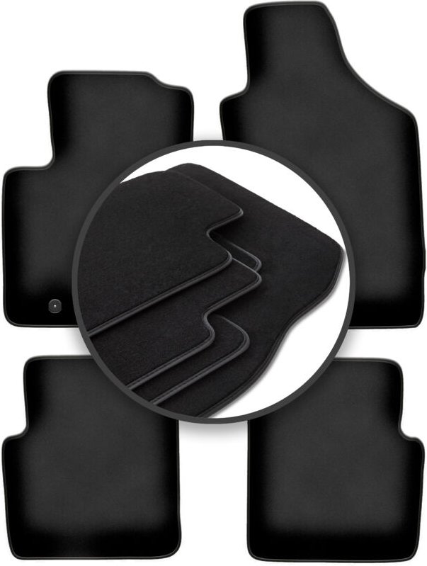 Premium Autoteppiche für: Fiat 500 Cabrio, Schrägheck (2007-2013)