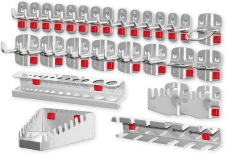 Hakensortiment 28-teilig, passend zur Lochwand