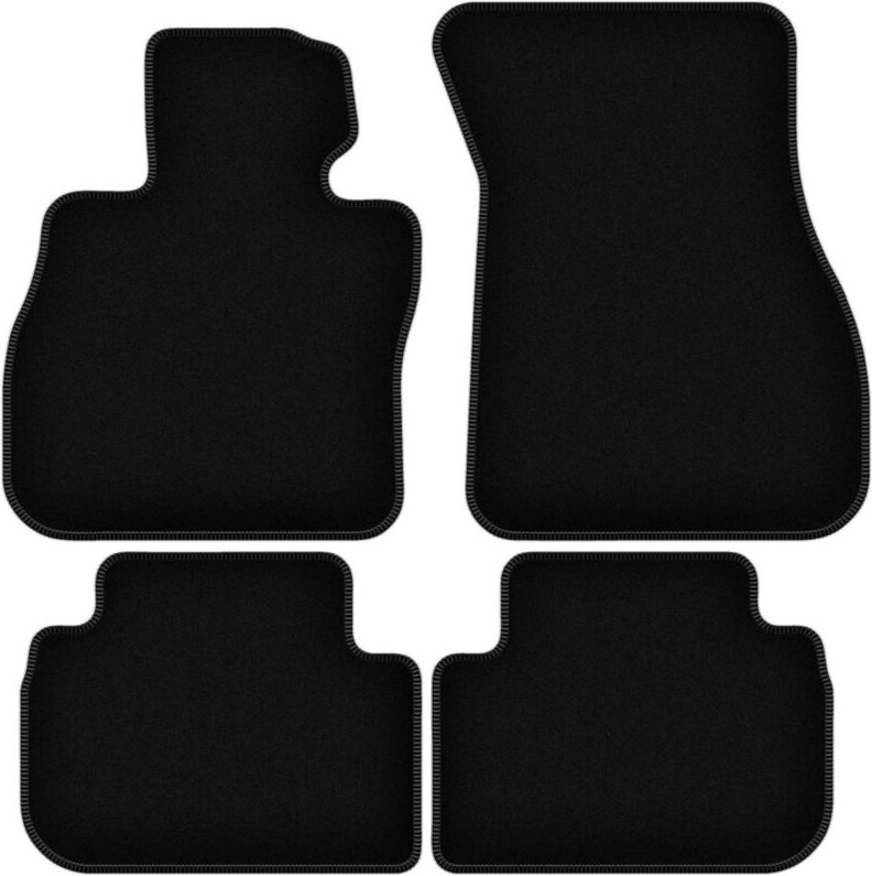 BASIC schwarze Veloursmatten für: BMW 1 F40 Fließheck (2019-)