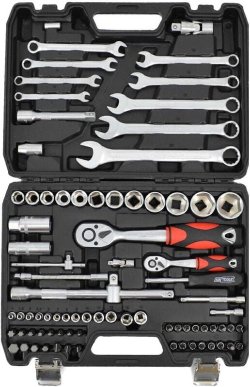 AWTOOLS SCHLÜSSELSATZ 82-teilig 1/2"" / 1/4""
