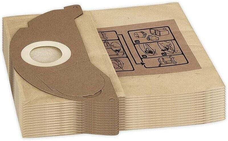 10 Ersatzfilterbeutel für Kärcher WD2 MV2 6.904-322.0 WD2250 A2004 A2054 Staubsauger