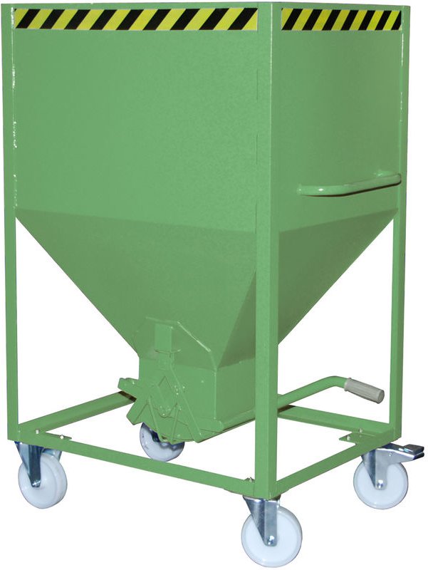 Bauer Silobehälter SR 600, lackiert, Resedagrün