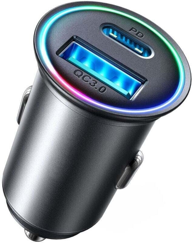 Thumbnail - XVX - 60 w USB-C-Autoladegerät, schnelles USB-C-Autoladegerät, USB-Autoladegerät-Adapter, kompatibel mit iPhone 15 14 13...