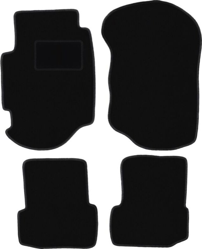 Schwarze Veloursmatten für: Ford Escort MK7 Fließheck, Kombi (1995-2002)