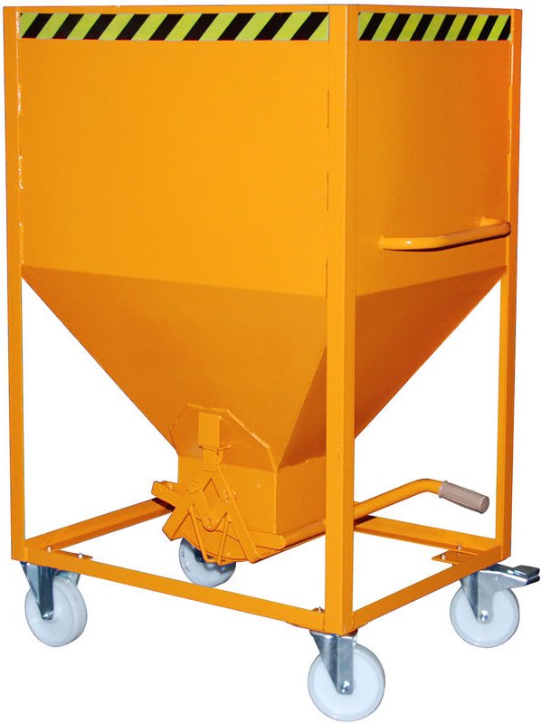 Bauer Silobehälter SR 600, lackiert, Gelborange