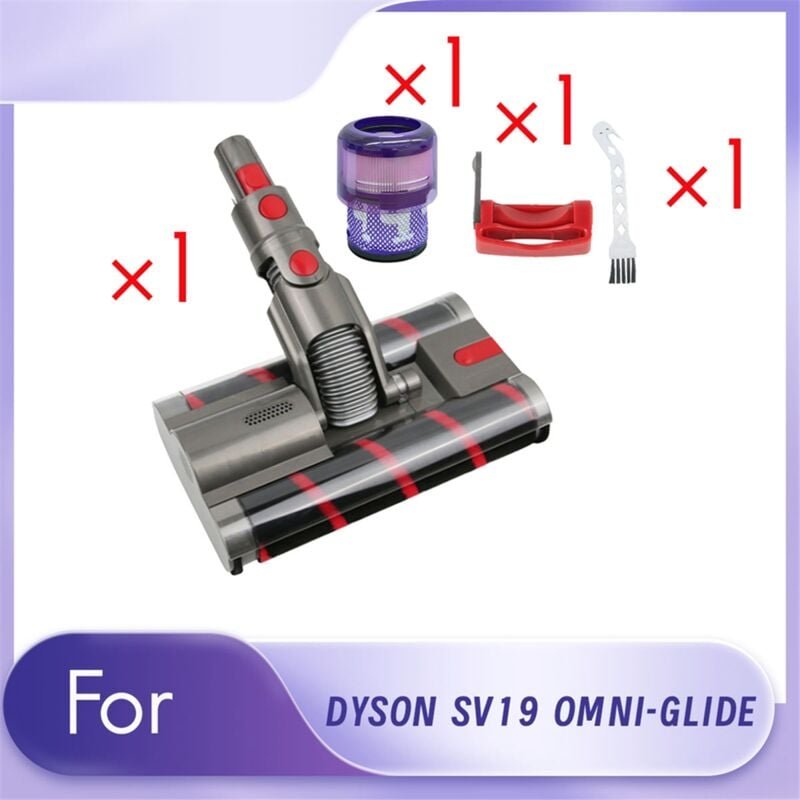 Thumbnail - Doppelwalzenbürste + Schaltersperre + SV19-Filter für SV19 OMNI-GLIDE