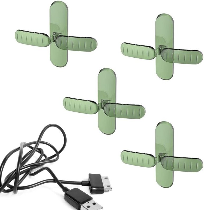 Lntyq Kabelhalter für die Küche, Kabelaufwicklung für Haushaltsgeräte, selbstklebender Kabelaufwicklungshalter, Stromkab...