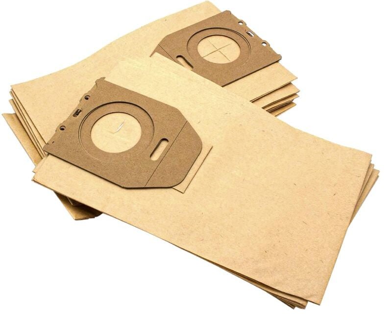 10x Staubsaugerbeutel kompatibel mit Nilfisk / Alto 7400 - 8214 Staubsauger - Papier, 29cm x 17,5cm - Vhbw