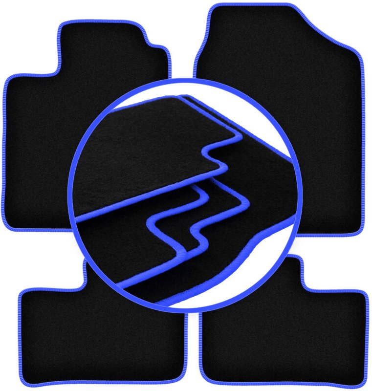 CARLUX-BLUE Automatten für: Daihatsu Cuore VI Schrägheck (2003-2007)