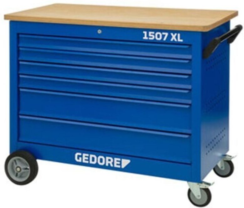 Thumbnail - Rollwerkbank 5 extra breite Schubladen 1507 xl 03200 Gedore