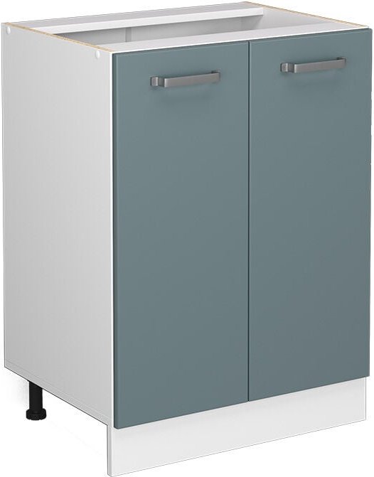 Thumbnail - Vicco - stehender Küchenschrank R-Line, Blau-Grau, 60 cm ohne Arbeitsplatte