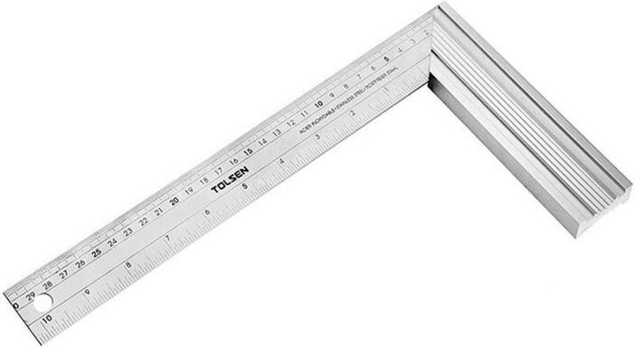 Aluminium Vierkant 300mm Tolsen