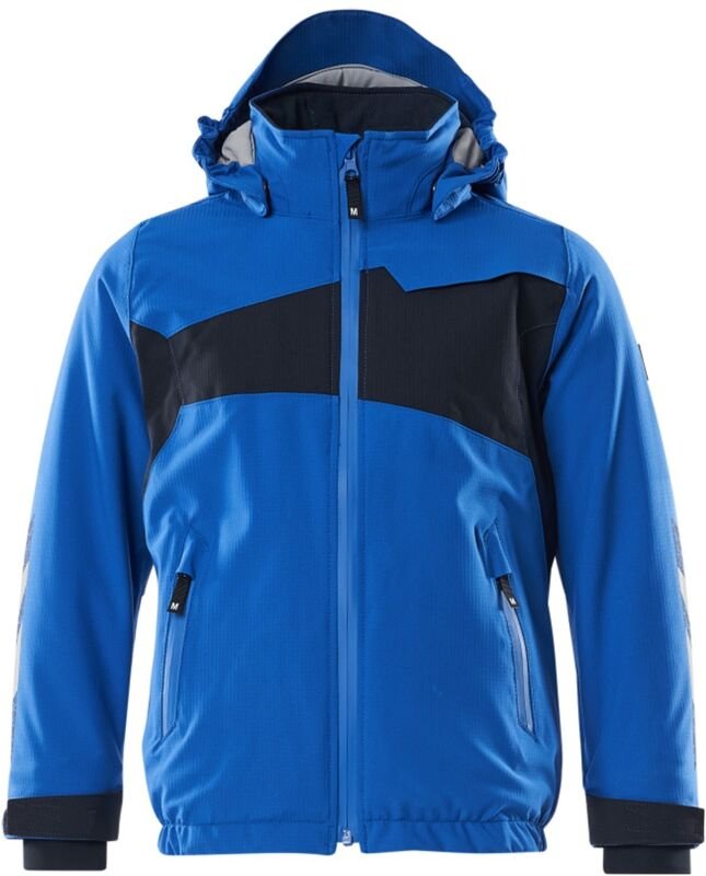 Accelerate Winterjacke für Kinder mit cli Futter, atmungsaktiv, wind- und wasserabweisend Gr. 104 azurblau/schwarzblau -...