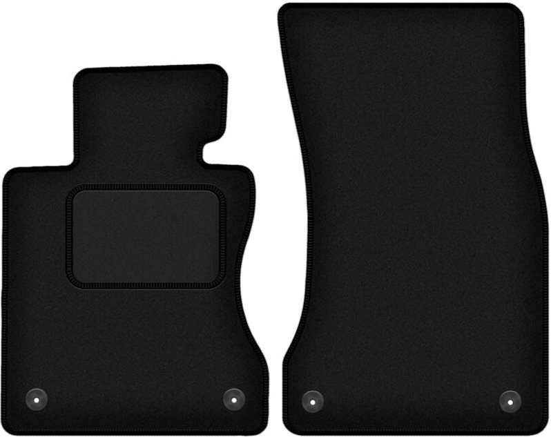Vordere Matten schwarz für: BMW 5 E61 KLETTVERKLEIDUNG Kombi, Avant (2003-2010)
