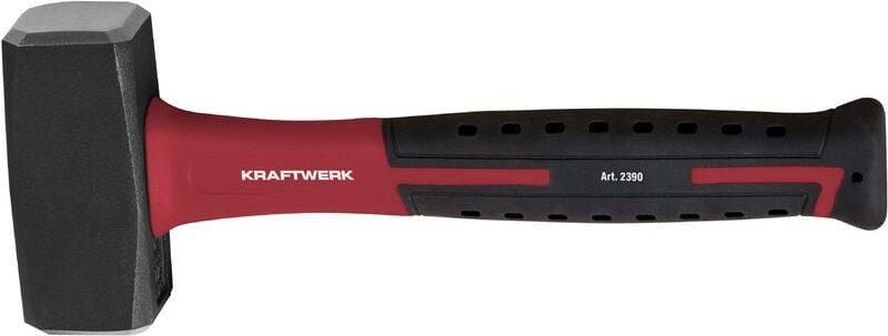 Kraftwerk - Fäustel 1250 g, Fiberglasstiel