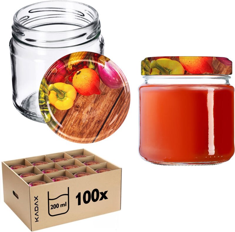 Glas Klara 200ml fi66 TO-210 Paket 100 Stück + - Kadax