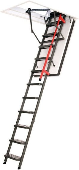 Matisère - Bodenleiter 2,80m mit Brandschutz 120 min - Deckenöffnung 70x130c - LMF70130-280