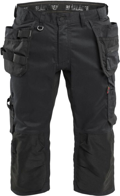 Arbeits-Pantacourt Stretch 2D 1754 – Schwarz XL – DE(48) – SE(C54) – Kurz