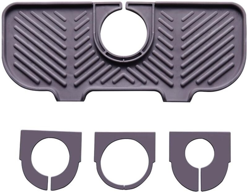Thumbnail - Silikon-Wasserhahnmatte, Küchenspülenmatte, Silikon-Wasserhahn-Pads, Spülbeckenschutz, Wasserhahn-Trockenmatte, Wassertr...
