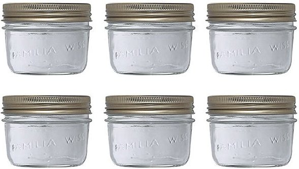 Set mit 6 terrinengläsern 200g Le Parfait 900010