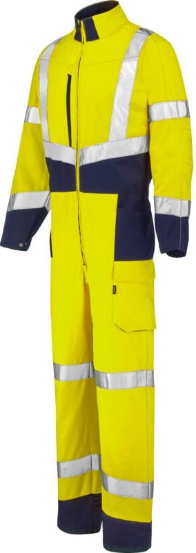 Kombination FOVEA PI Neon-Gelb / Marineblau S - FR(40-42)