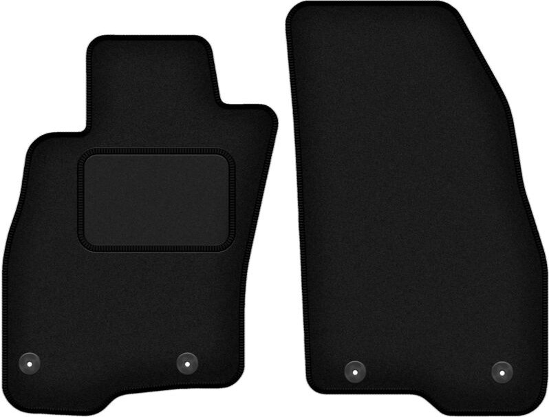 Vordere Matten schwarz für: Fiat Punto 12' Fließheck (2012-2018)