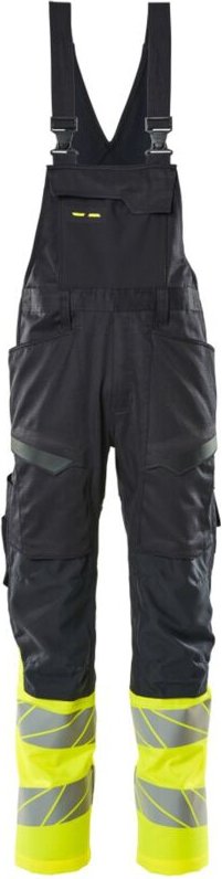 Latzhose 19669-236-01017 Gr. 76C48 schwarzblau/hi-vis gelb - Mascot
