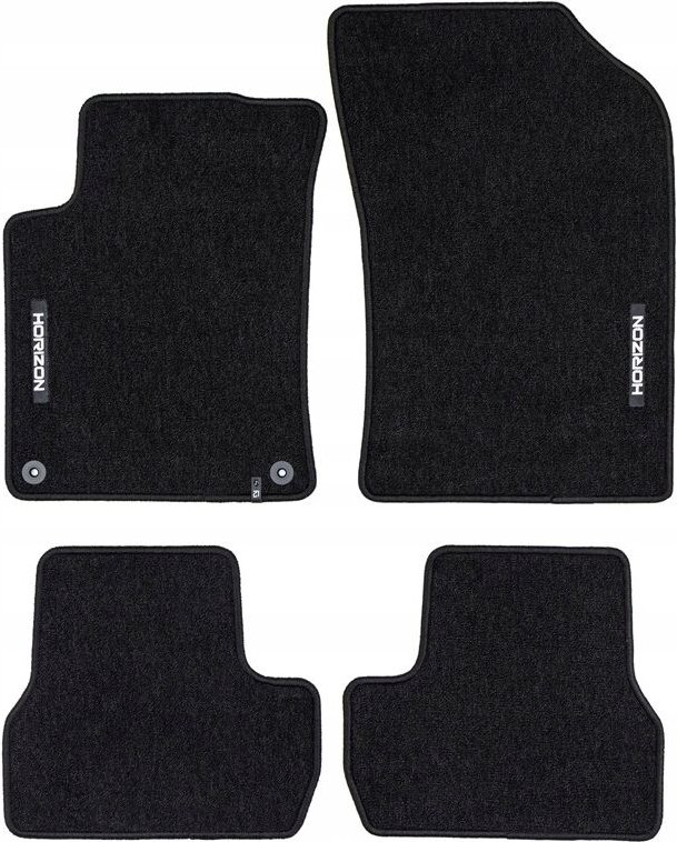 VELOURS MATS auto wischtücher Citroën DS3 HB 2014-2016 HZ