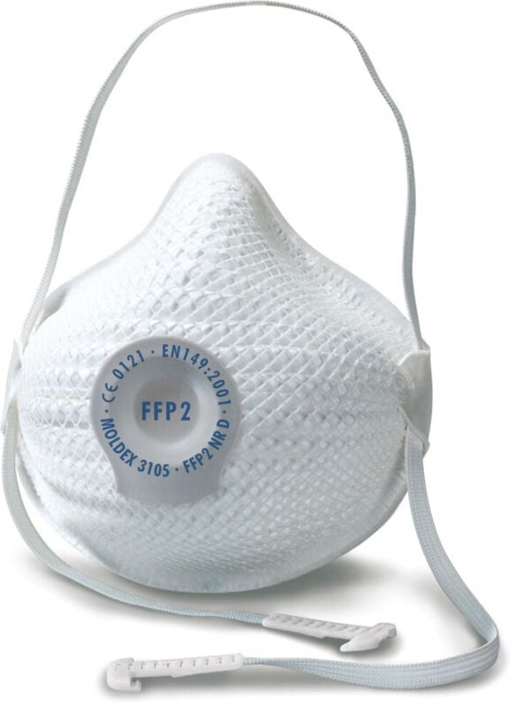 Atemschutzmaske FFP2 nr d m/l mit Klimaventil, Air 10 Stk - Moldex