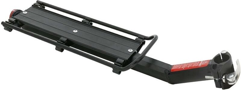 Fahrrad-Gepäckträger, hinterer Fahrradträger, Schnellspanner, Fahrrad-Gepäckträger aus Aluminiumlegierung, mit Reflektor
