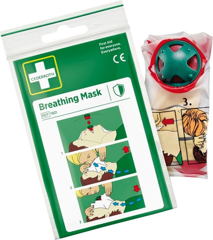 Beatmungsmaske mit Rückschlagventil - Cederroth