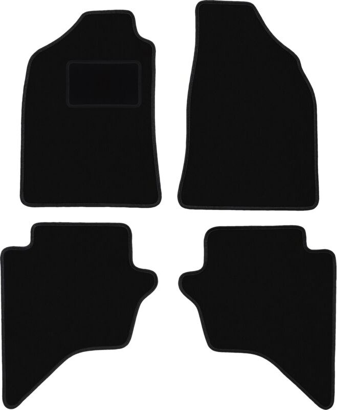 Schwarze Veloursmatten für: Ford Ranger MK2 Pickup (2007-2012)