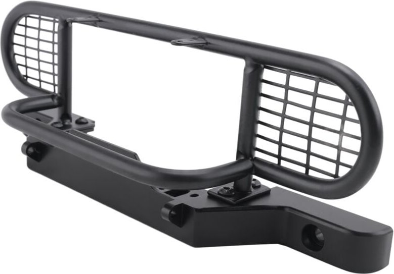 Tlily - für TRX4 Metall Front Kamel TrophäE StoßStange mit Licht 1/10 rc Crawler Auto -4