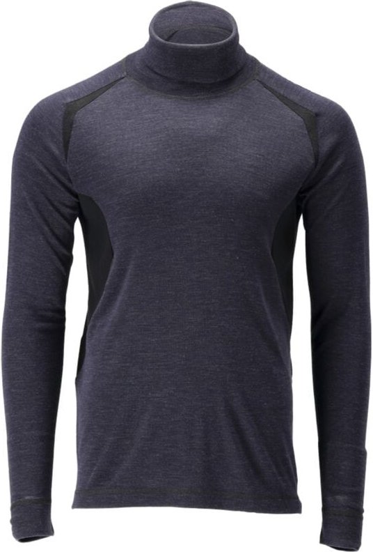 Funktionsunterhemd, Rollkragen, Wolle Unterhemd Multisafe Gr. 3XL, schwarzblau - Mascot