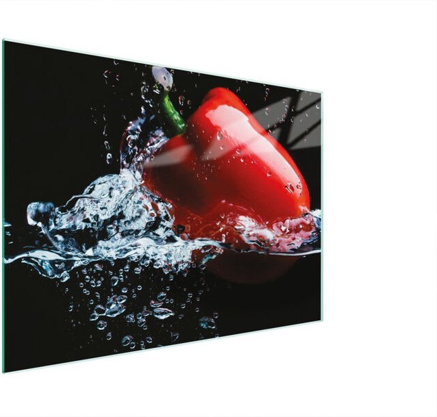 Glasschneidebrett 30x22 Pfeffer