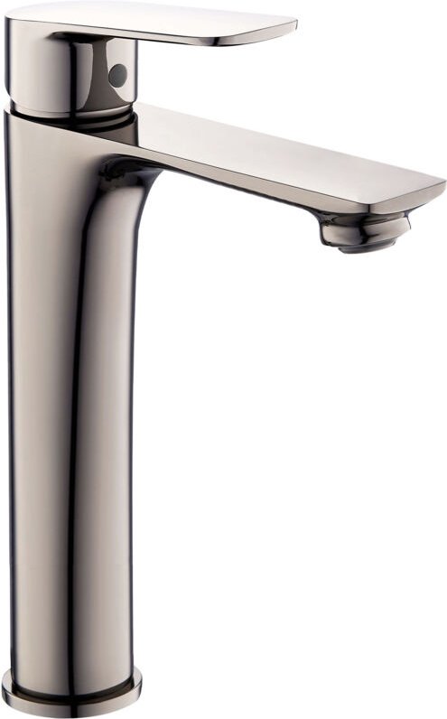 Hoher Spültischmischer in Hochglanz-Titankoralle