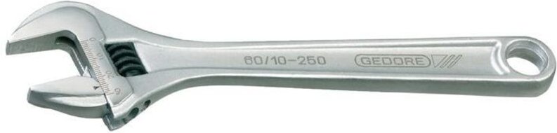 Thumbnail - Rollgabelschlüssel 60 cp 10 max.30mm L.255mm m.Einstellskala Gedore