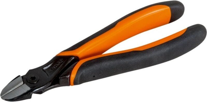 Bahco ERGO Seitenschneider mit Zwei-Komponenten-Griff, phosphatiert, 140 mm, Industrieverpackung